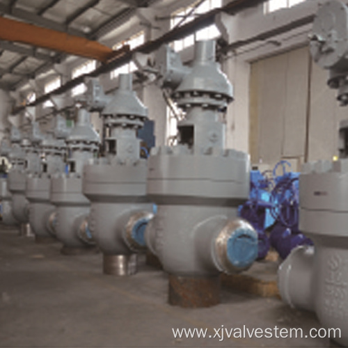 High pressure hydrogenation valve